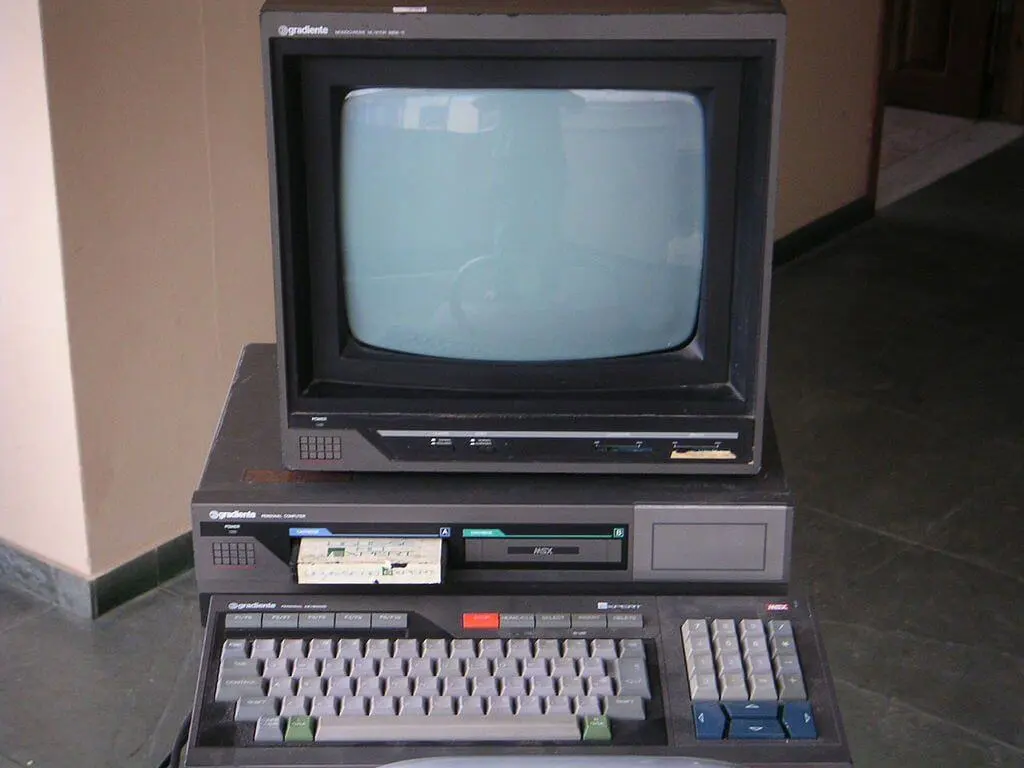 The Gradiente MSX computer
